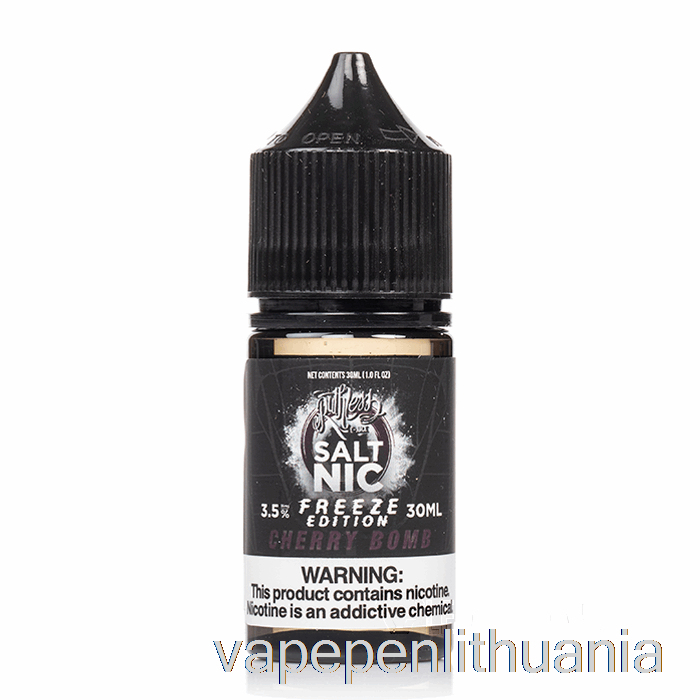 šaldyti - Vyšnių Bombų Druskos - Negailestingi - 30ml 35mg Vape Skystis